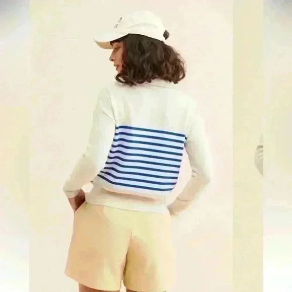 Cocoa Cashmere London Collared 100% Cashmere sweater XS - Picture 2 of 7